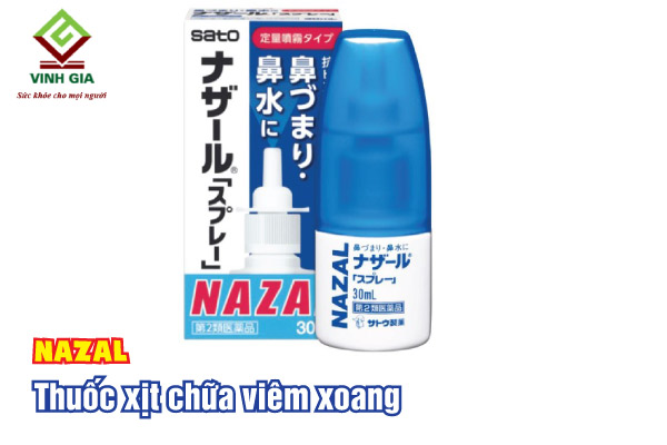 Nazal thuốc xịt mũi điều trị viêm xoang tốt nhất của Nhật