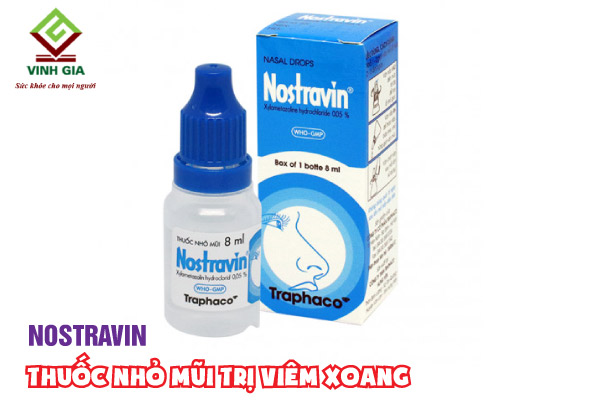 Nostravin thuốc nhỏ mũi trị bệnh viêm xoang rất tốt