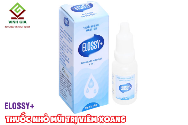 Nước nhỏ mũi Elossy+ cũng được nhiều người lựa chọn để sử dụng
