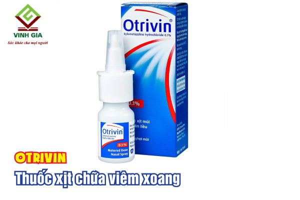 Otrivin thuốc xịt mũi chữa bệnh viêm xoang được nhiều người lựa chọn