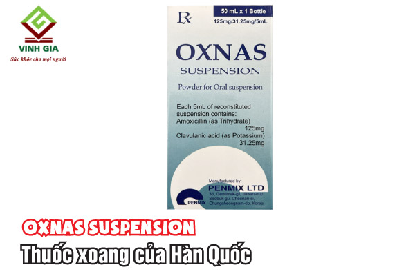 Oxnas Suspension sản phẩm trị viêm xoang nổi tiếng tại Hàn Quốc