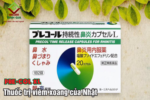 Pre-Col XL thuốc viêm xoang của Nhật giúp giảm nhanh các triệu chứng của viêm xoang