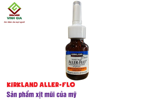 Thuốc xịt mũi Kirkland Aller-Flo giúp làm giảm nhanh các triệu chứng của viêm xoang