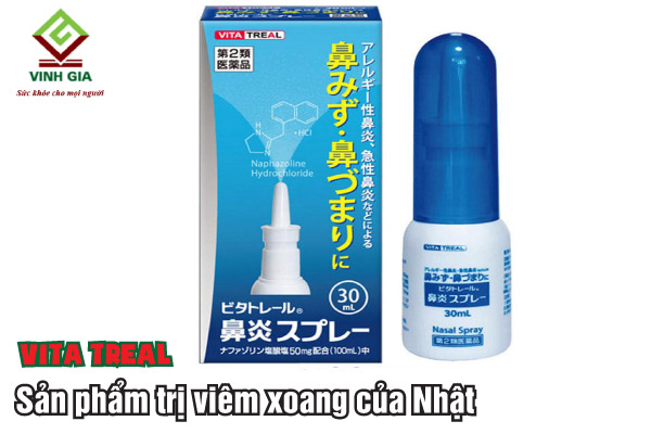Vita Treal sản phẩm trị viêm xoang của Nhật được nhiều người lựa chọn