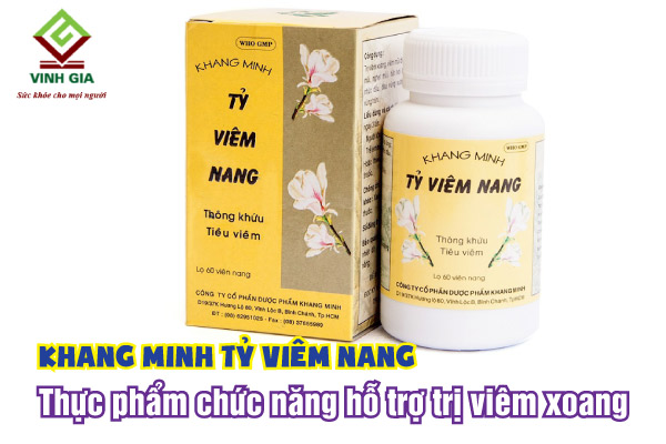 Khang Minh Tỷ Viêm Nang viên uống hỗ trợ trị viêm xoang