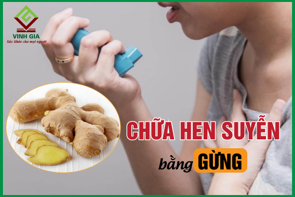 6 cách chữa hen suyễn bằng gừng nên thử