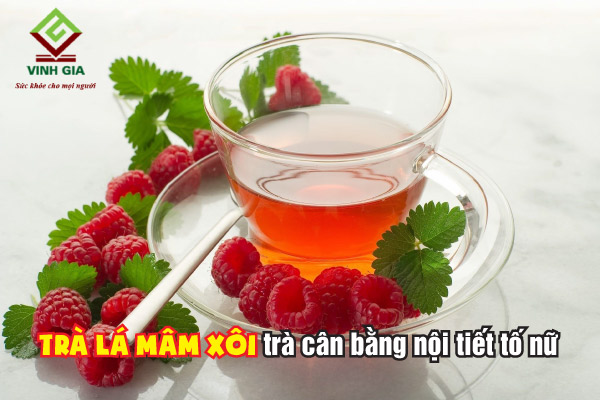 Trà lá mâm xôi cũng được nhiều chị em sử dụng để cân bằng nội tiết tố Trà lá mâm xôi cũng được nhiều chị em sử dụng để cân bằng nội tiết tố