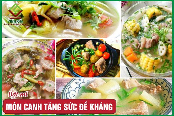 10 món canh tăng sức đề kháng dễ chế biến và hiệu quả