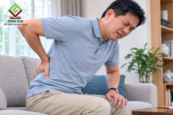 Dấu hiệu đau thắt lưng cơn đau lan xuống mông hoặc chân