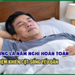 Đau lưng là nằm nghỉ hoàn toàn, quan niệm khiến cột sống yếu dần