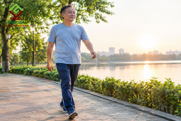 Người đau lưng nên đi bộ
