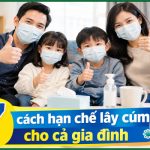 7 cách hạn chế lây cúm cho cả gia đình