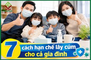 7 cách hạn chế lây cúm cho cả gia đình