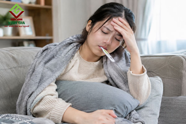 Cúm thường khiến cơ thể mệt mỏi, uể oải